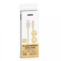 V-TAC Cable microUSB 1m 2.4A, gold