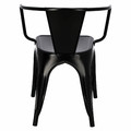 Dining Chair Paris Arms, black