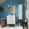 Wash-basin Cabinet Aruna, wall-mounted, 60 cm, white