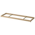 KOMPLEMENT Clothes rail, white stained oak effect, 100x35 cm