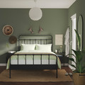 STJÄRNÖ / GRÅFJÄLLET Bedroom furniture, set of 3, anthracite, 140x200 cm