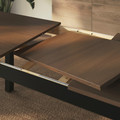 ÅLHULT / ÅLHULT Table and 6 chairs, black/brown/Bomstad black black, 170/220x80 cm
