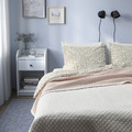 PRAKTVIAL Bedspread, off-white, 260x250 cm