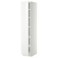 METOD High cabinet with shelves, white/Ringhult white, 40x60x200 cm