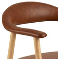 Dining Chair Addi, brandy PU