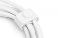 DIGITUS Lightning silicone connection cable, USB-C - Lightning, 1m, white