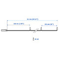 LEDFYR LED string light with 12 lights , indoor, battery operated silver color
