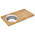 Bamboo Chopping Board with Integrated Sieve