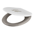 GoodHome Soft-close Toilet Seat Genoa, duroplast, patterned