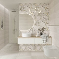 Decorative Wall Tile Magnolia Paradyz 25 x 75 cm inserto B