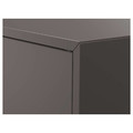 EKET Wall-mounted shelving unit, dark grey, 70x35x70 cm
