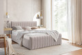 Upholstered Ottoman Bed Nicole 180x200, beige