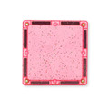 Cleverclixx Magnetic Tiles Glitter Tiles Pack Transparent / Pink - 16 pieces, 3+