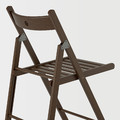 FRÖSVI Folding chair, brown