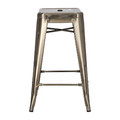 Bar Stool Paris 66cm, metallic