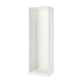 PAX Wardrobe frame, white, 75x58x236 cm