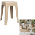 Stool Spectra, plastic, beige