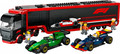 LEGO City F1 Truck with RB20 & AMR 24 F1 Cars 8+