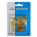 Paper Clips 28mm 50pcs, gold