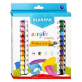 Starpak Acrylic Paints 24 Colours x 12ml