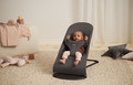 BABYBJÖRN Bouncer Balance Soft Woven/Jersey Tri Fabric, Dark Grey