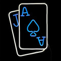 Neon LED Lamp Playing Cards