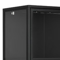 Display Cabinet Newcastle, high, black