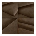 Upholstered Wall Panel Stegu Mollis Rectangle 90 x 15 cm, dark brown