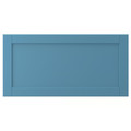 LERHYTTAN Drawer front, blue, 80x40 cm