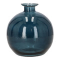 Glass Vase 15x17cmm, turquoise