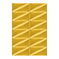 Upholstered Wall Panel Triangle Stegu Mollis 15x30cm 2pcs R, yellow