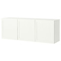 BESTÅ Wall-mounted cabinet combination, white/Pipmakare white, 180x42x64 cm