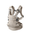 BABYBJORN Baby Carrier Harmony, Woven, Light Beige mélange, 0-3y