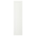GULLABERG Door with hinges, white, 50x195 cm