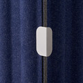 EILIF Screen for desk, blue, 160x48 cm
