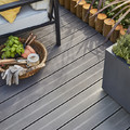 Composite Deck Board GoodHome Neva 2.1 x 14.5 x 220 cm, anthracite