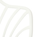 Chair with Armrests Sirena, white