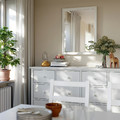 PINGSTSYREN Mirror, white, 60x80 cm