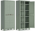 Outdoor/Workshop High Cabinet Multispace, jade grey