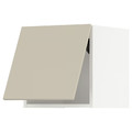 METOD Wall cabinet horizontal, white/Havstorp beige, 40x40 cm