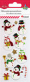 Craft-Fun Christmas Self-Adhesive Decorations 3D Stickers 12pcs