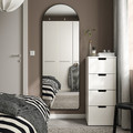 LINDBYN Mirror, black, 60x170 cm