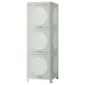 IVÖSJÖN Cabinet with doors, green, 33x34x99 cm
