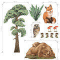 Wall Sticker Set - Forest Animals I