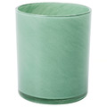 VINDSTILLA Candle holder, green, 11 cm
