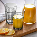POKAL Glass, grey, 35 cl
