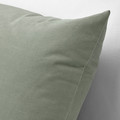 SANELA Cushion cover, pale grey-green, 40x58 cm