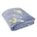 Kids' Glow-in-the-Dark Space Bedding Set 140x200cm