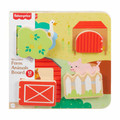 Fisher-Price Wooden Farm Animal Board Busy Activity Toy JCY33 12m+
