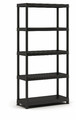 Keter Plastic Shelving Unit, black, 90x40x182 cm